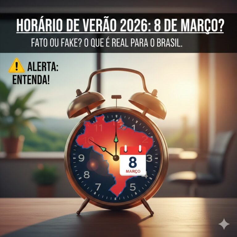 Rumor sobre horário de verão em 8 de março de 2026 é desmentido; entenda por que os ponteiros não vão mudar